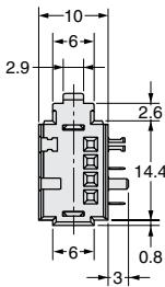OMRON E3X-DA-N - Amplifier Unit Connectors - 5