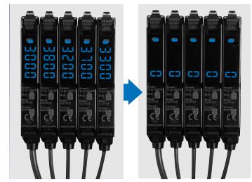 OMRON E3X-DA-N - Differences in incident light avoided by group zero-reset. - 1