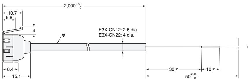 OMRON E3X-DAC-S - Amplifier Unit Connectors - 6