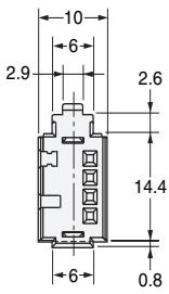 OMRON E3X-DAC-S - Amplifier Unit Connectors - 2