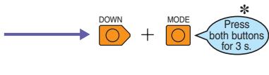 OMRON E3X-DAC-S - 5-1. Zeroing the Display (Zero Reset) - 5