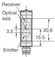 OMRON E3ZM - Diffuse-reflective Models - 3