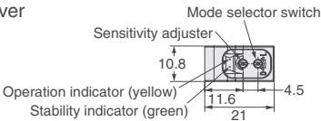 OMRON E3ZM - Through-beam Models - 6