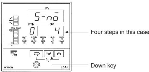OMRON E5 K-T - ■ Programming is as easy as following the steps below. - 3