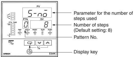 OMRON E5 K-T - ■ Programming is as easy as following the steps below. - 2