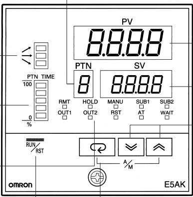 OMRON E5 K-T - Up Key/Down Key - 1