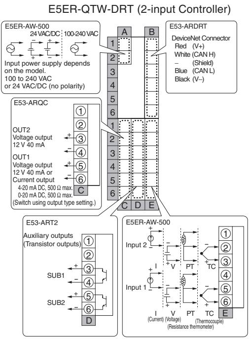OMRON E5AR - 3-2-1 Connections - 10