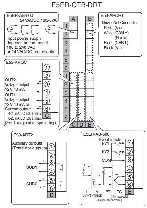OMRON E5AR - 3-2-1 Connections - 8