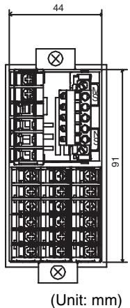 OMRON E5AR - 3-1-2 External Dimensions - 6