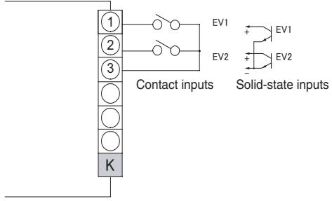 OMRON E5AR - Event Inputs (Terminals) - 1