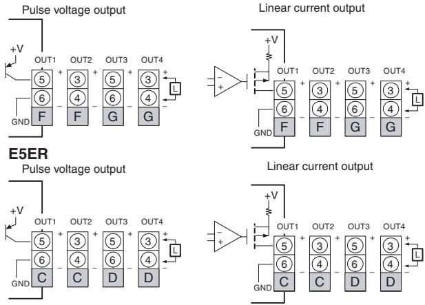 OMRON E5AR - Control Outputs or Transfer Outputs (Terminals) - 1