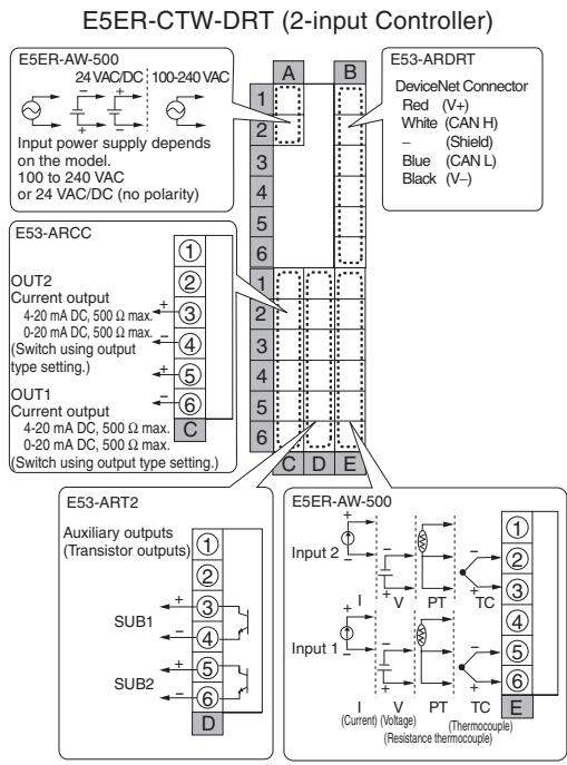 OMRON E5AR - 3-2-1 Connections - 11