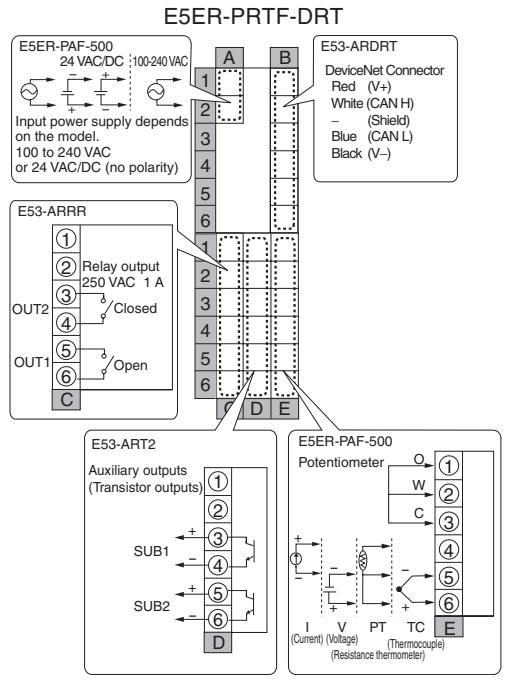 OMRON E5AR - 3-2-1 Connections - 12