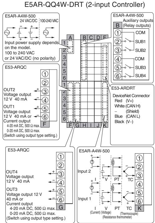 OMRON E5AR - 3-2-1 Connections - 4