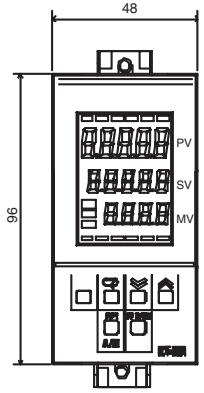OMRON E5AR - 3-1-2 External Dimensions - 4
