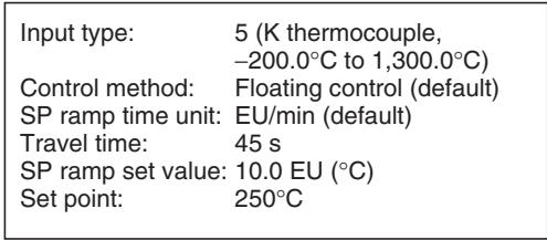 OMRON E5CN-H - Example 3 - 1