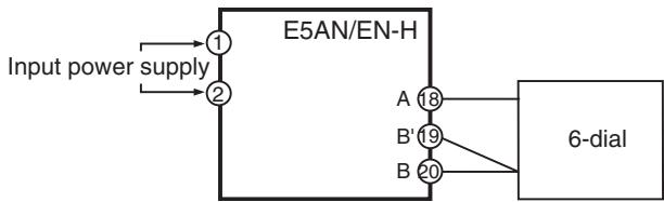 OMRON E5CN-H - 1,2,3... 1. Connect the power supply. - 2