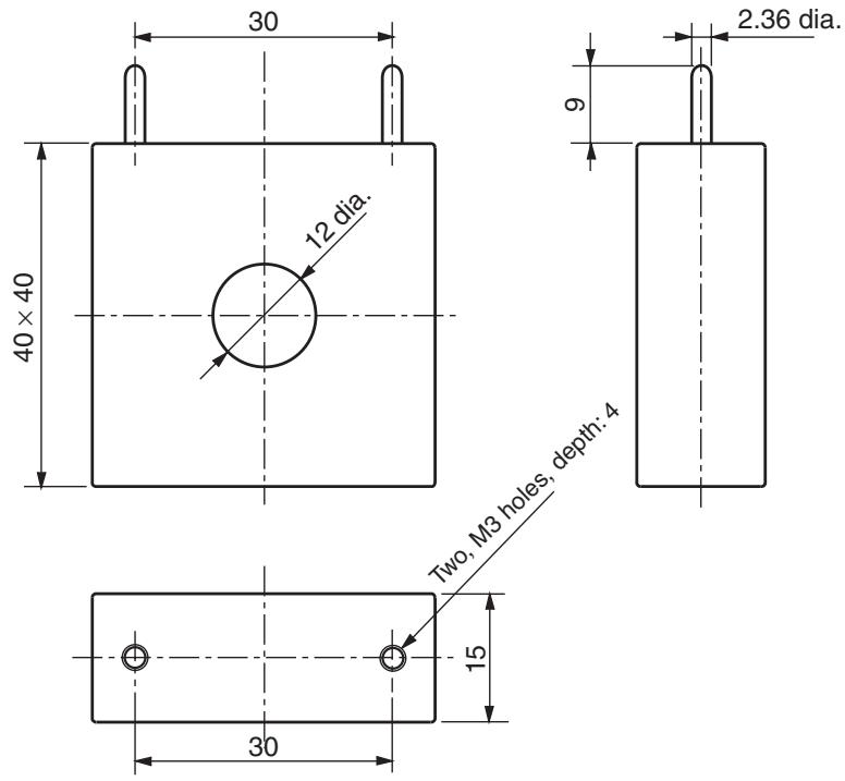 OMRON E5CN-H - External Dimensions - 2