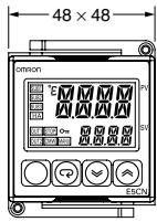 OMRON E5CN-U - Dimensions - 2