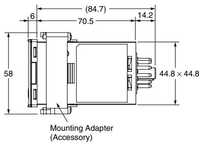 OMRON E5CN-U - Dimensions - 8