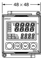 OMRON E5CN-U - Dimensions - 7