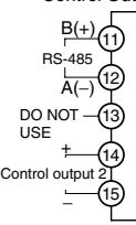 OMRON E5CN-U - Control output 2 - 3