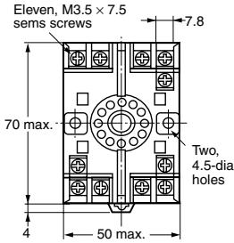 OMRON E5CN-U - E5CN-U Wiring Socket - 2