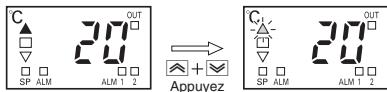 OMRON E5CSV - Exécution de la fonction AT (auto-tuning) - 1