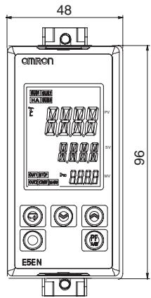 OMRON E5EN - 2-1-1 Dimensions - 10