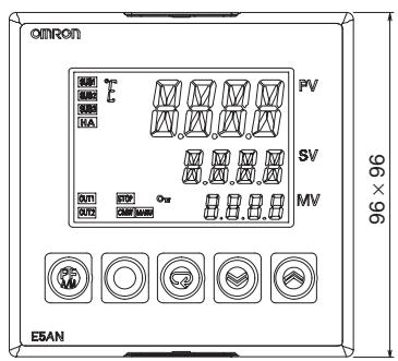 OMRON E5EN - 2-1-1 Dimensions - 7