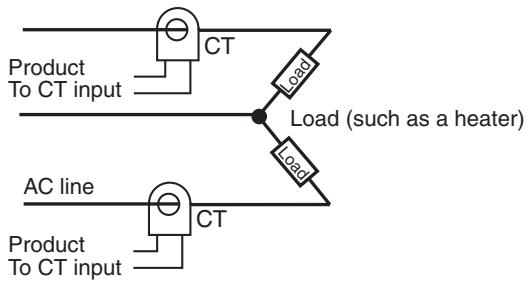 OMRON E5EN - Three-phase Heaters (E5AN-□□HH□-N, E5EN-□□HH□-N, and E53-CN□□HHN2 (for E5CN) 3-phase Heater Detection Models) - 3