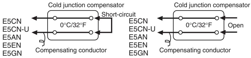 OMRON E5EN - - Connecting the Cold Junction Compensator - 1