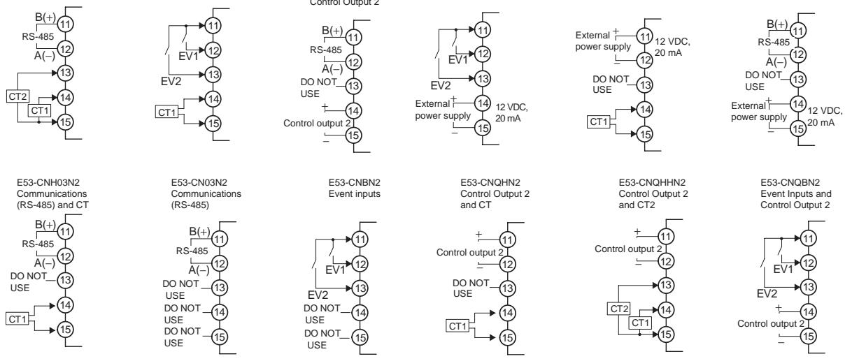 OMRON E5EN - 2-2-1 Terminal Arrangement - 2