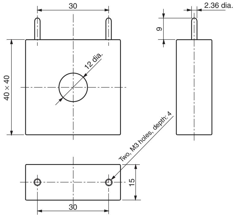 OMRON E5EN - External Dimensions - 2