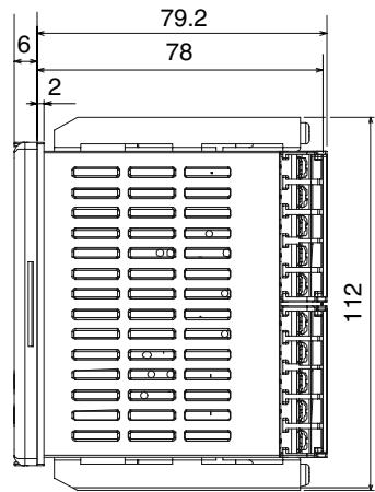OMRON E5EN-H - 2-1-1 Dimensions - 6