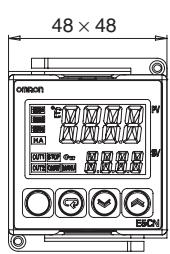 OMRON E5GN - 2-1-1 Dimensions - 1