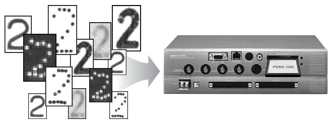 OMRON F250 - ● No need to store a character dictionary - 1