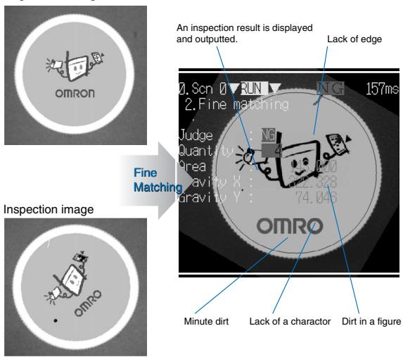 OMRON F250 - Example of application to soft drink cap inspection - 1