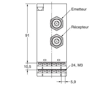 OMRON F3SN-A - Câble avec connecteur aux deux extrémités - 2