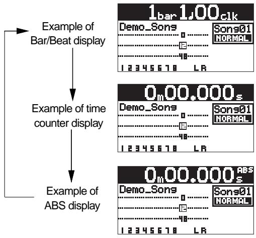 FOSTEX MR 8 - Selecting a time base - 1