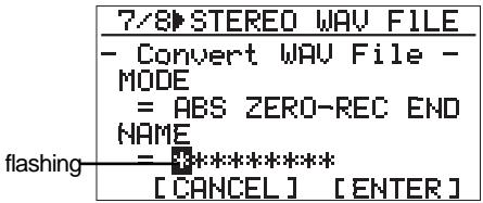 FOSTEX MR 8 - 3) Press the [ENTER] key. - 1