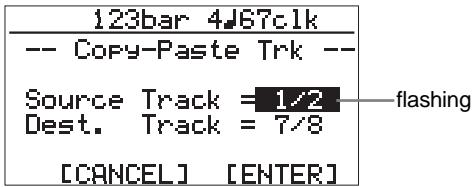 FOSTEX MR 8 - Copying/pasting whole track data - 3