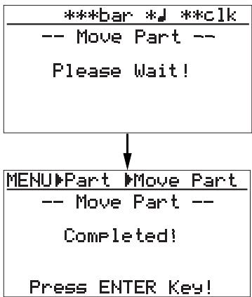FOSTEX MR 8 - 9) Use the [CURSOR ☑] key to move the cursor to "ENTER" at the lower right on the screen, then press the [ENTER] key. - 1