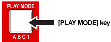 FOSTEX MR 8 - - Selecting a play mode - 1