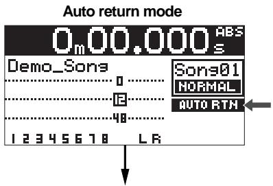 FOSTEX MR 8 - - Selecting a play mode - 3