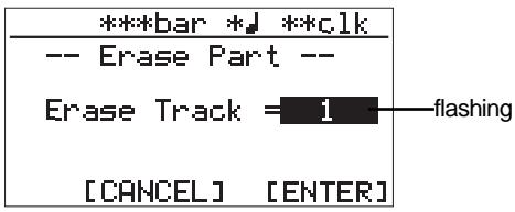 FOSTEX MR 8 - Erasing a desired part - 3