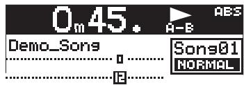 FOSTEX MR 8 - Playback between LOCATE A and B points - 1