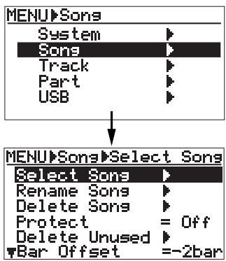 FOSTEX MR 8 - Deleting the unnecessary file in a song - 2