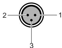 FOSTEX MR 8 - [Pin assignment of XLR connectors] - 1