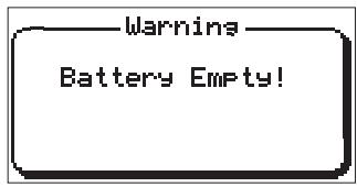 FOSTEX MR 8 - Warning message - 1